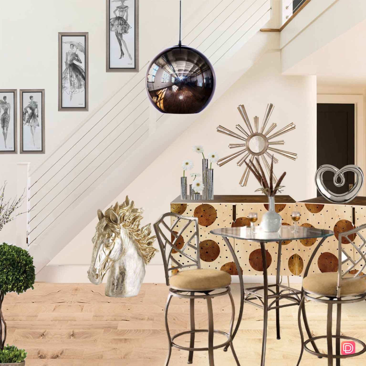 #classic #challenge #homedining #dining #stairs 