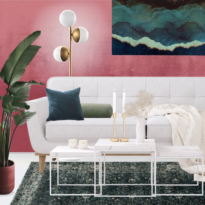 #limited #requirement #challenge #strawberry #red #living #livingroom #decormattersdesign #greenandred  #greenandgold 