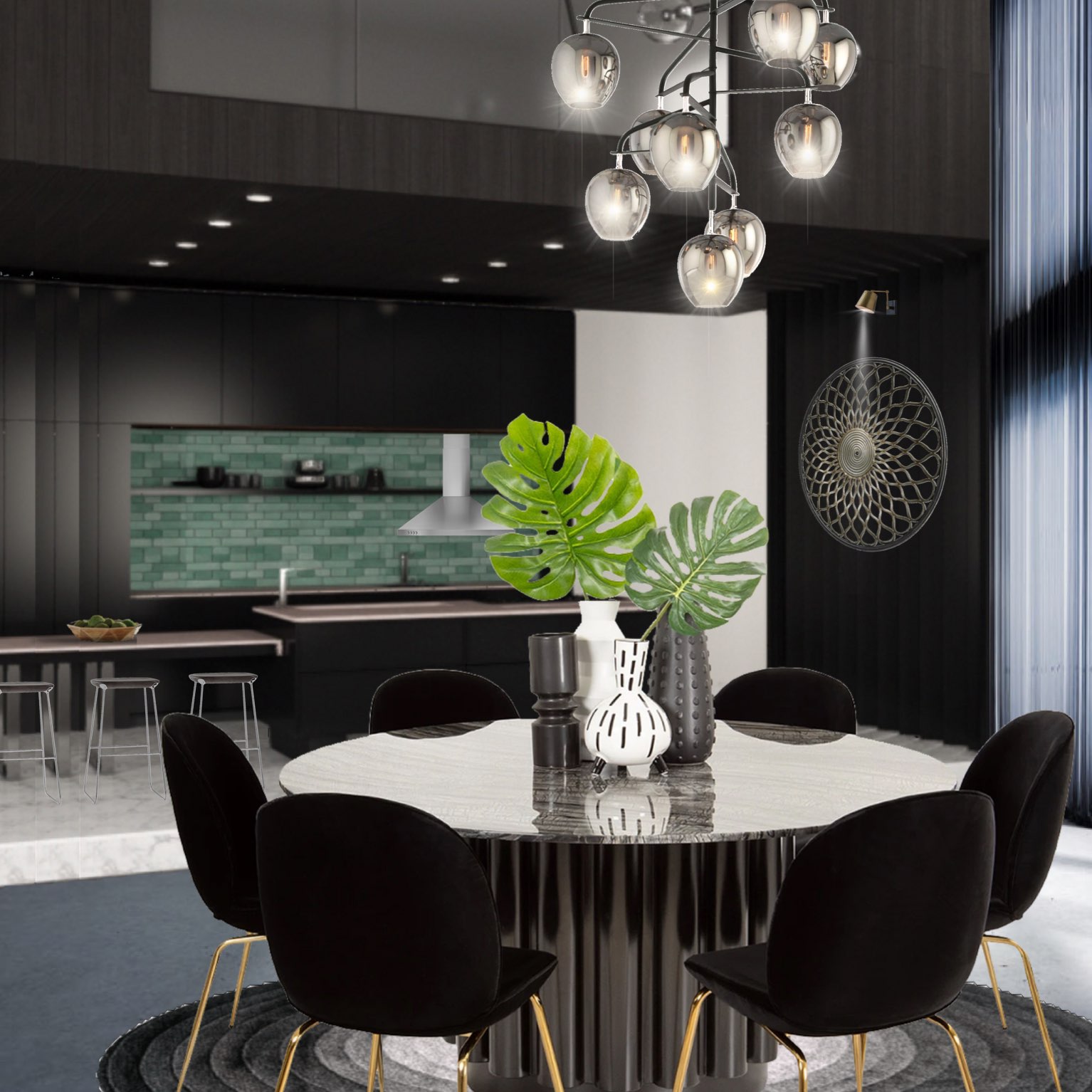 #classic #challenge #modernization #living #villa 