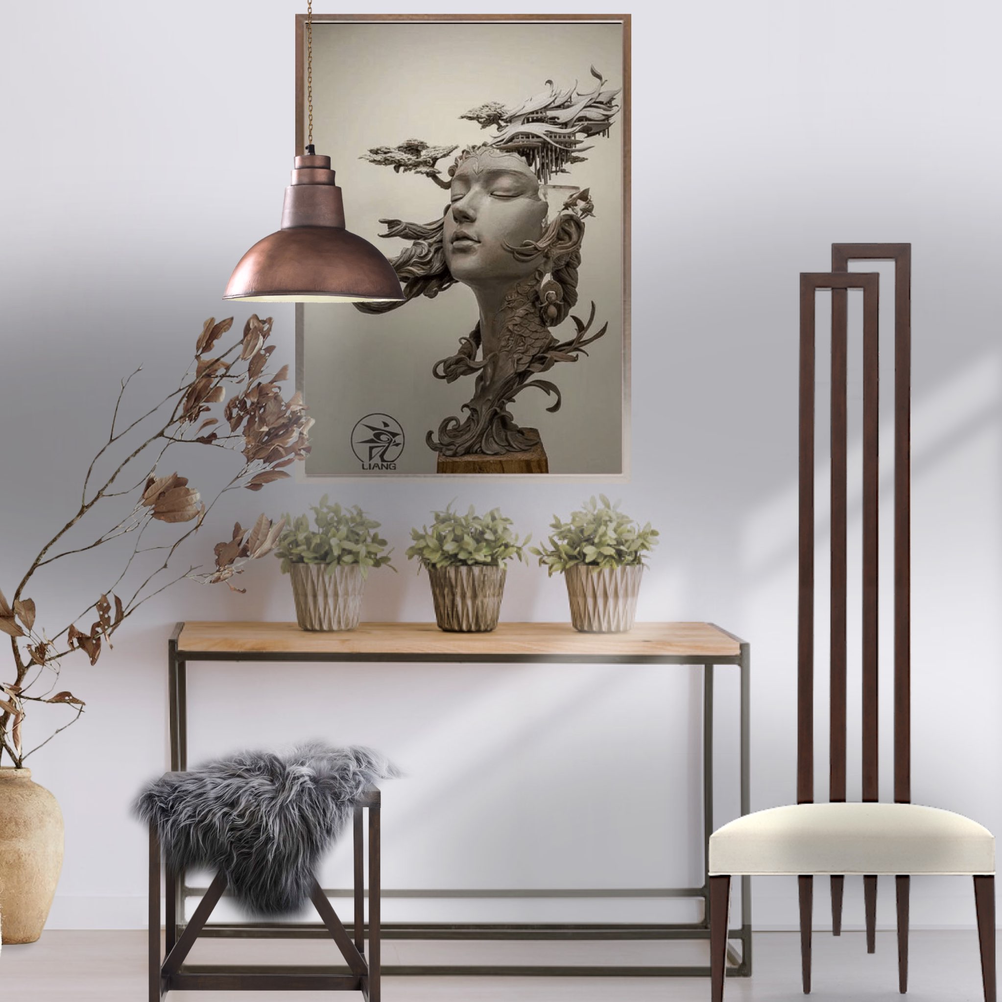 #daily #challenge #simplicity #corner #consoletable 