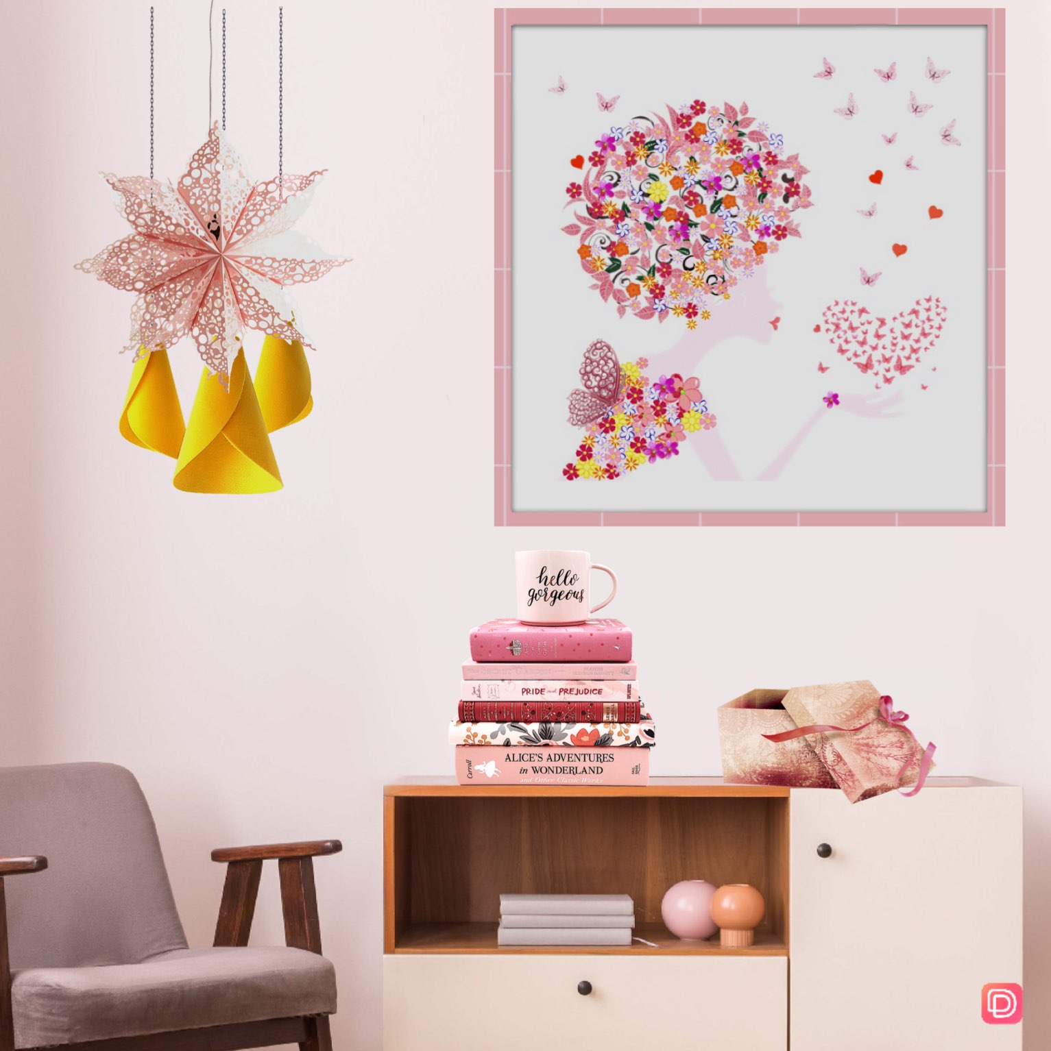 #daily #challenge #cute #pink #livingcorner 