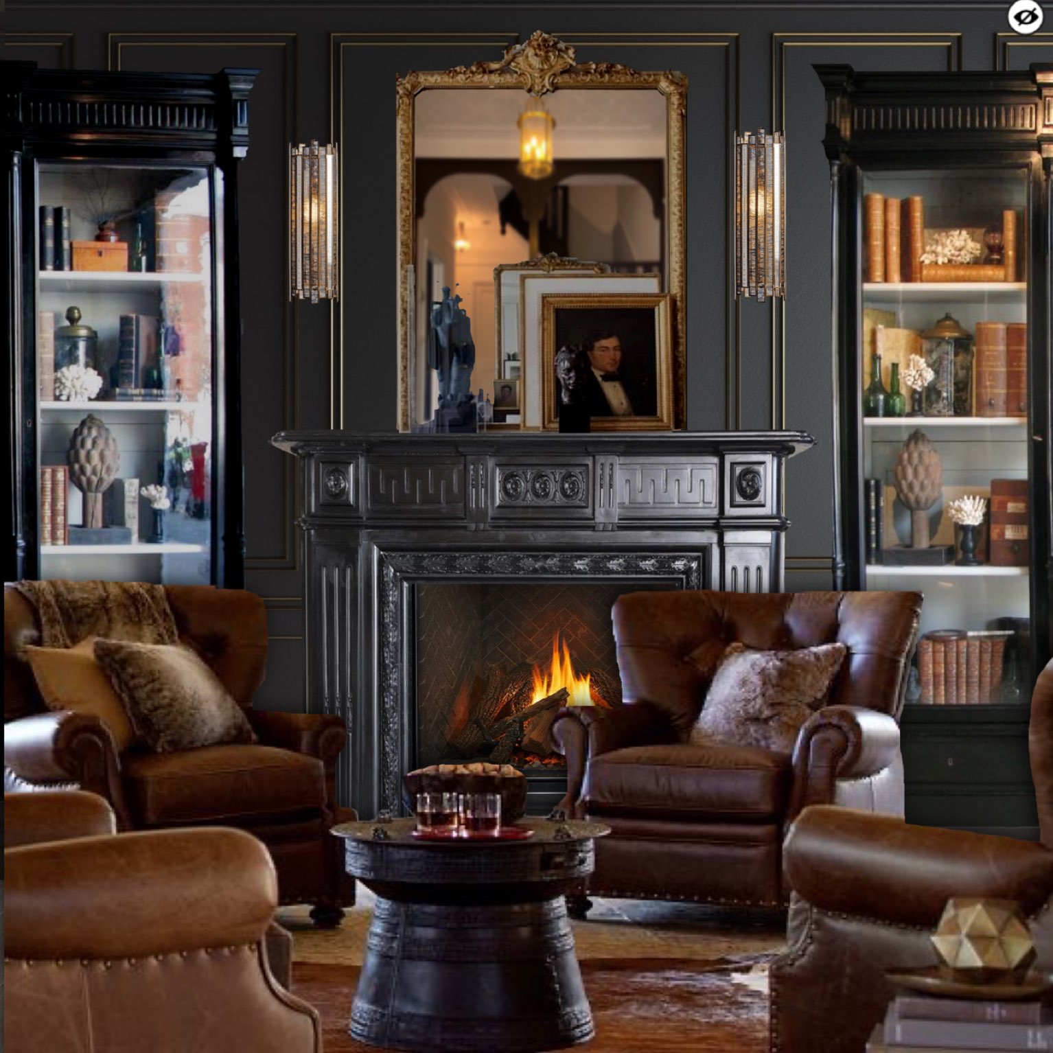 Reading lounge #classic #challenge #imreading #corner #reading #chair #traditonal 