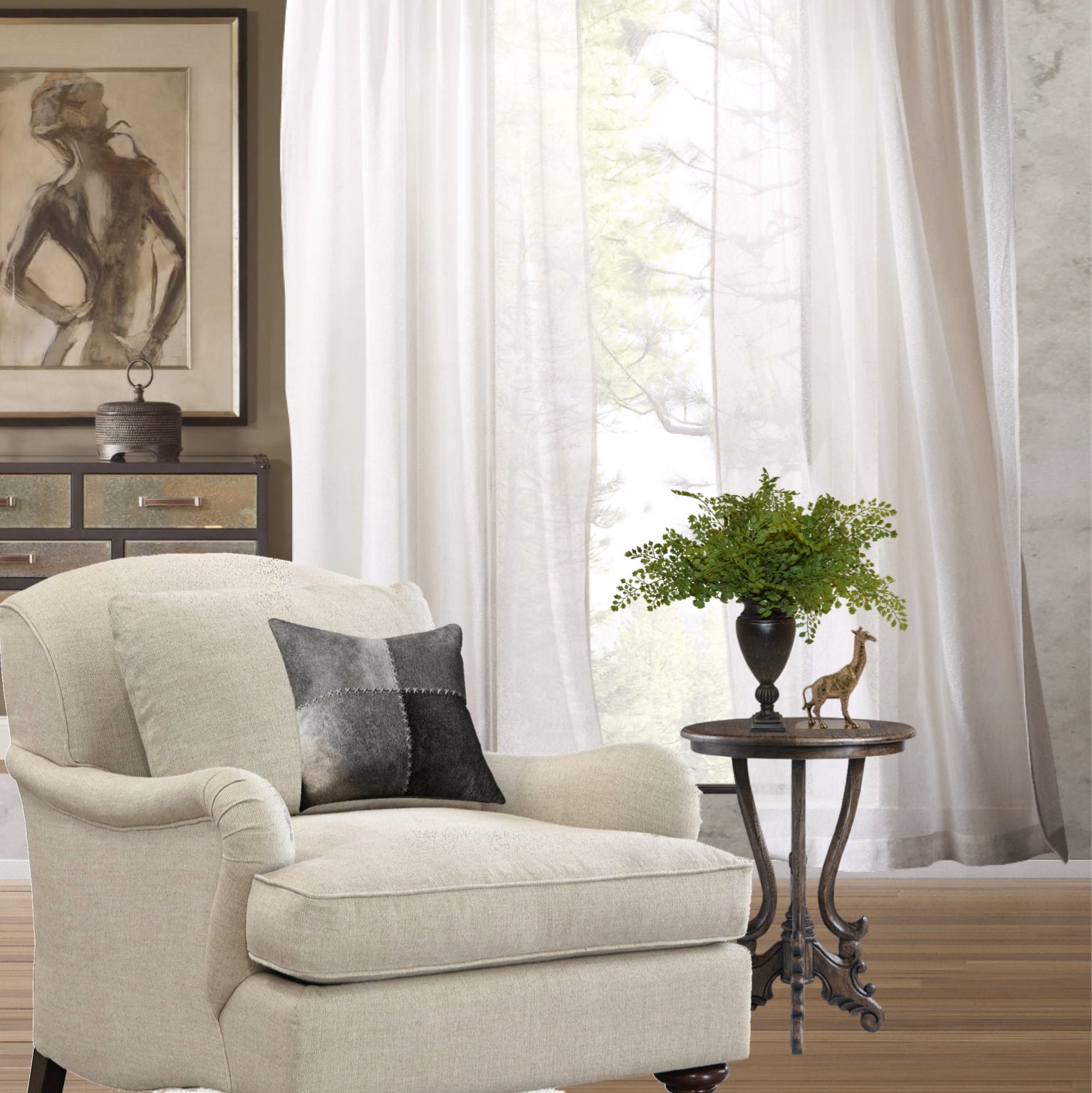 #special #challenge #natural #chair #boho 