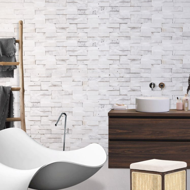 #limited #challenge #requirements #midcentery #bathroom 