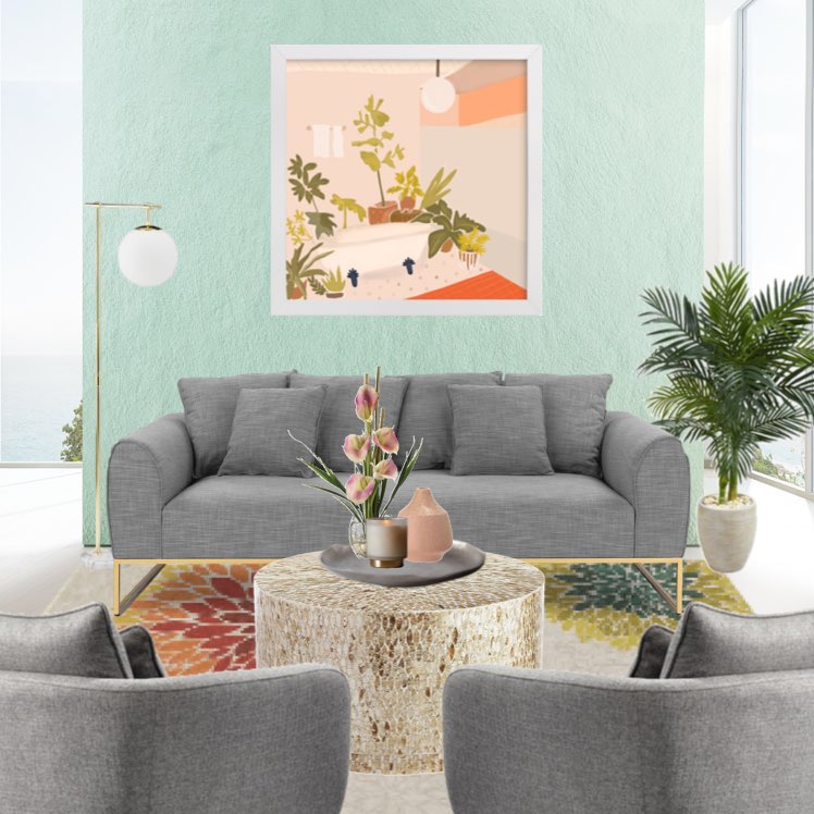 #challenge #throwback #mintyfresh #living #mint #vacationrental #vacation #summervibes #design #colorpop #colorful #minty #decormattersdesign #dailychallenge #popofcolor #floridainspired #livingroom  #hello 
