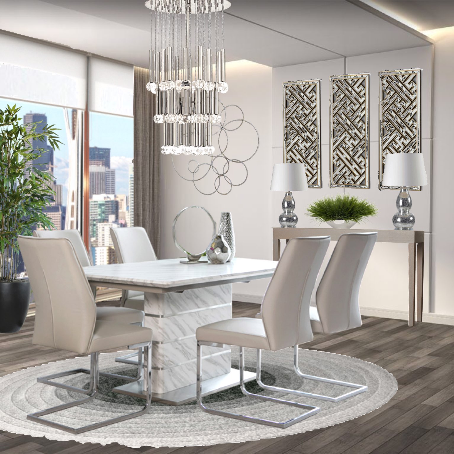 #decormattersdesign #diningroom #neutral #modern