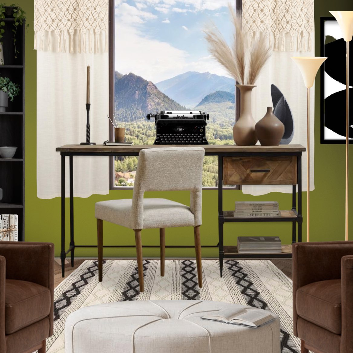 #series #challenge #green #homeoffice #workingspace #desk 