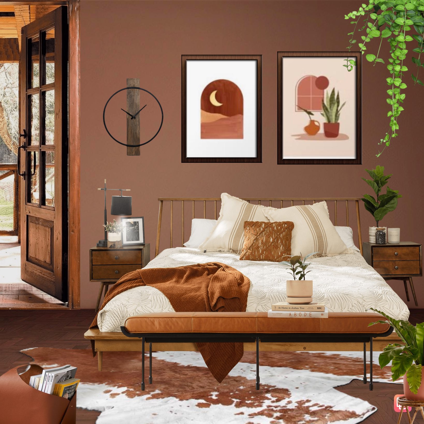#classic #challenge #terracotta #red #bedroom 