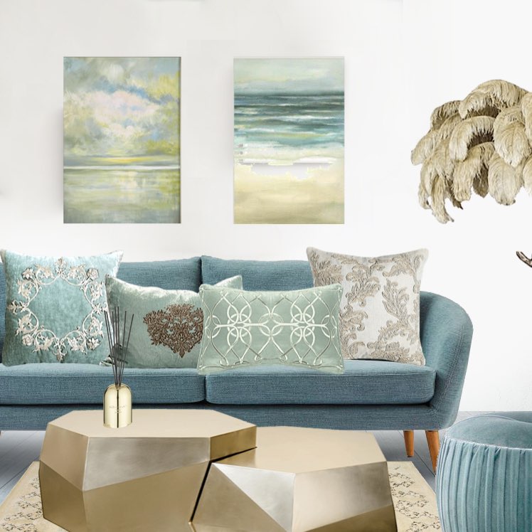 #gold#turquoise#livingroom