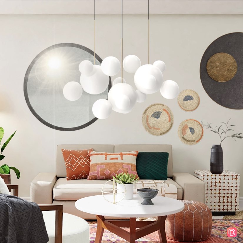 #daily #challenge #circles #living #woven  #decormattersdesign  #dailychallenge  #livingroom 