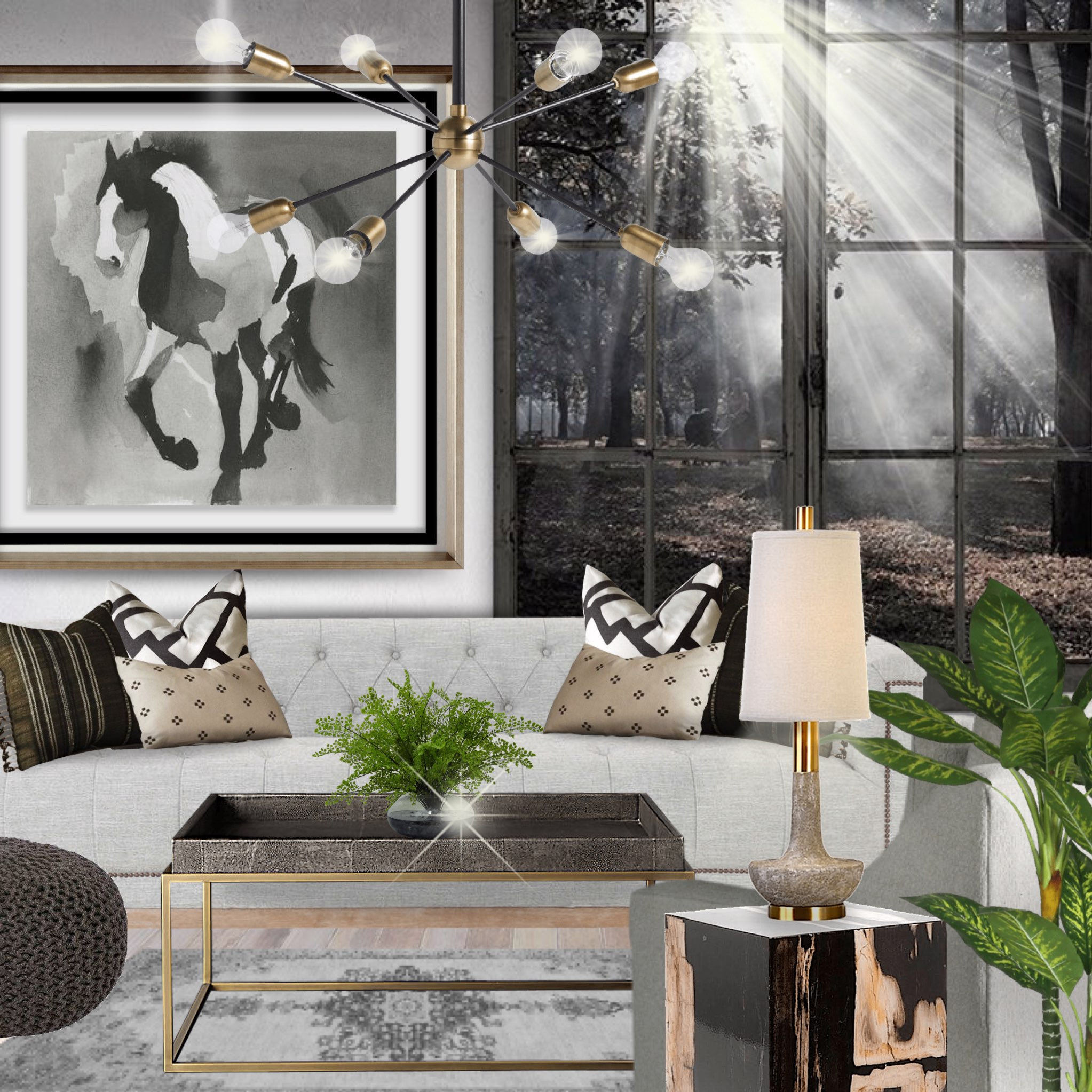 #elegantgrey #graylivingroom  - Inspired by @decormattersdesign