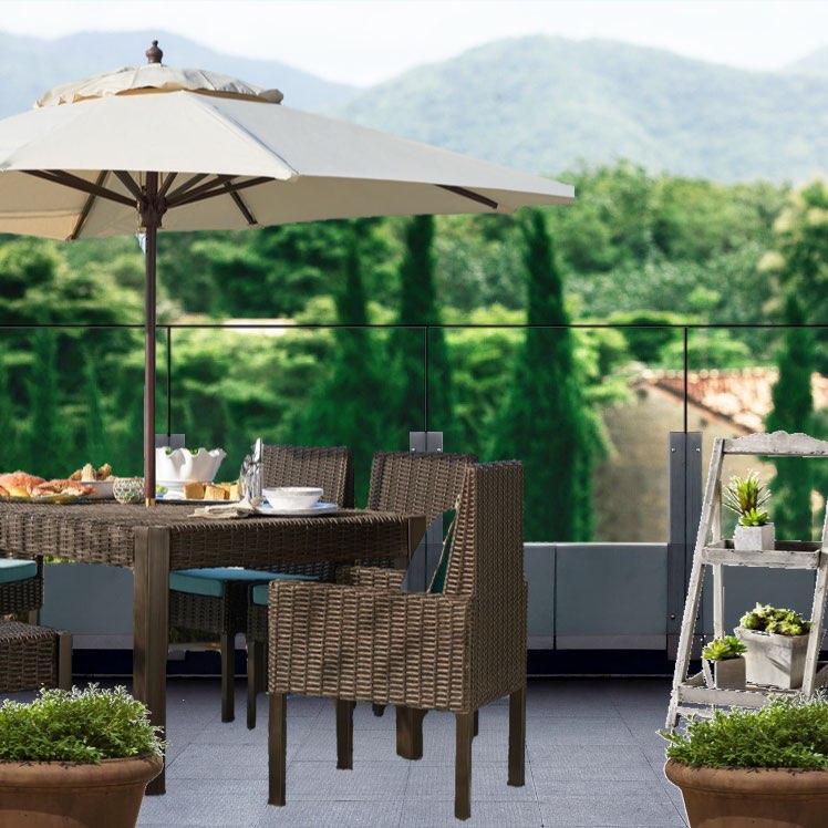 #challenge #classic #outdoorviews #outdoor #nature #balcony #green #greenery #outdoorlounge #outsidedinning #luxury #summerpartytime #paradise 