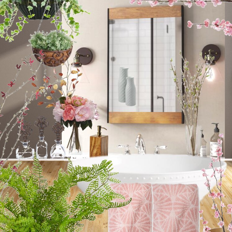 Difficult to design a bathroom without means.